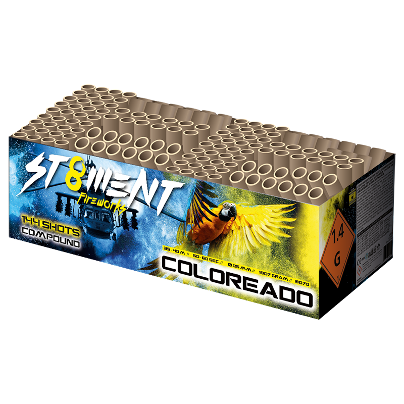 Coloreado 144 shots 25mm